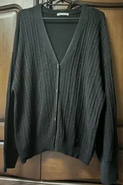カーディガン　黒　ブラック　レディース　3L
