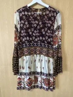 新品　ZARA ミニ丈ワンピース