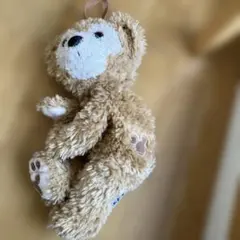 Disneyダッフィーぬいぐるみポーチ　ストラップ付き　ディズニー