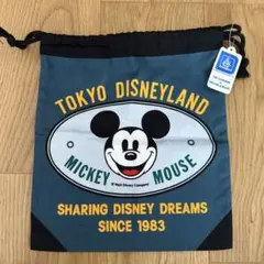 東京ディズニーランド　巾着　タグ付き