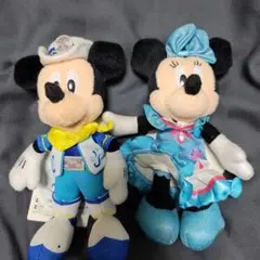 【2010 サマー・スプラッシュ ミッキー&ミニー ぬいぐるみバッチ】