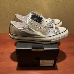 【☆新品・超希少☆】CONVERSE チャックテイラー シルバーのサムネイル