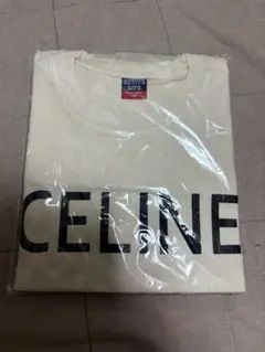 CELINE ロゴプリント Tシャツ ベージュ
