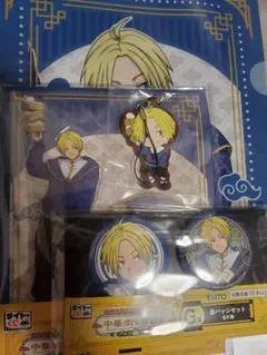 タイトーくじ　サカモトデイズ　朝倉シン　アクリルスタンド　缶バッジ　4点セット