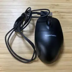 動作良好◎ Amazon Basics 有線マウス 本体 ブラックのサムネイル