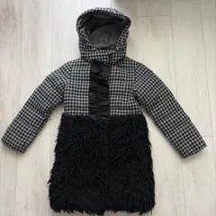sweet room Little Me Couture チェック柄ダウンコート