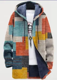 斉藤福岡　クレオ | ジオメトリックカラーのブロックフーディ