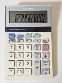 シャープ エルシーメイト 電卓 10桁 SHARP EL-BM621 動作品のサムネイル