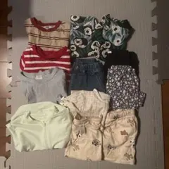 子供服まとめ売り　12点サイズ80 男の子女の子　キッズ服セット売り