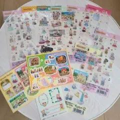 シルバニアファミリー　クリアシール　ステッカー　非売品　まとめ売り　セット