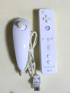 Wii リモコン ヌンチャクセット白 ホワイト 任天堂純正品