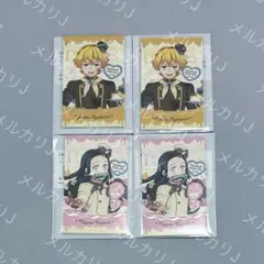 鬼滅の刃 チョコ風カード 我妻善逸 竈門禰豆子 4枚