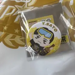 阪神タイガース 佐藤輝明 優勝缶バッジ　ビールかけ 阪神百貨店限定