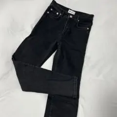 【ZARA ザラ】ハイウエストスキニーパンツ ブラック 黒 34