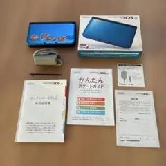 ニンテンドー3DS LL 青 本体ACアダプター付き　タッチペンあり　おまけあり