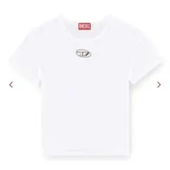 DIESEL ホワイト Tシャツ ロゴ付き