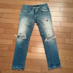 09ss NEOBOY期　UNDERCOVER 稲妻デニム undercover 稲妻 デニムパンツ 09ss neoboy期 サイズ1 - メルカリ