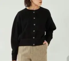 新品 グリーンレーベルリラクシング スウェット　カーディガン クロップド 日本製