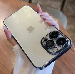 iPhoneケース　15pro スマホケース　キラキラ　ラメ
