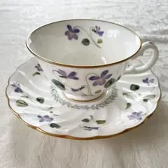 【ノリタケ】昭和50年代 レトロ ティーカップ・ソーサーセット