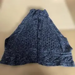 COMME CA ISM ダークブルーカーディガン