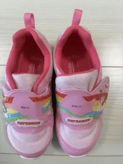 アンパンマン キッズシューズ 17cm ピンク(顔なし)