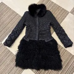 ERMANNO SCERVINO ファー付きダウンコートのサムネイル