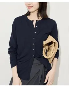 【新品未使用】SLOBE IENA シアーラミーカーディガン 黒 2024SS✨】SLOBE IENA シアーラミーカーディガン/ブラック - メルカリ