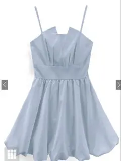 GRL グレイル バルーンキャミミニワンピース［ks051］ブルー　s