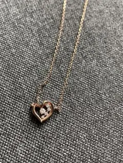 canal 4°C オープンハート　ネックレス　ピンクゴールド