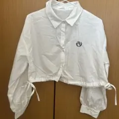 クロップドシャツ ホワイト