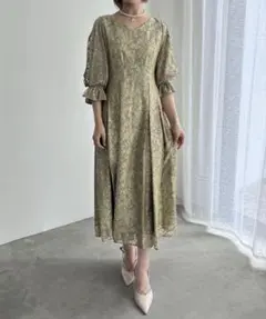 オケージョンワンピース　結婚式　二次会　同窓会　　パーティドレス