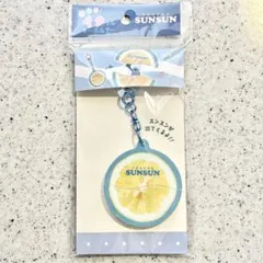 パペットスンスン パカッとアクリルキーホルダー レモン