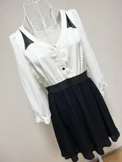 E hyphen World gallery 猫モチーフミニワンピース