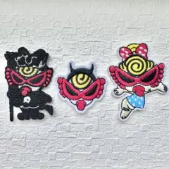 ヒス ワッペン 3個セット ♥