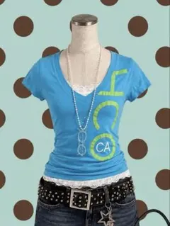 00s y2k HOLLISTER ホリスター 平成 キラキラ プリントのサムネイル