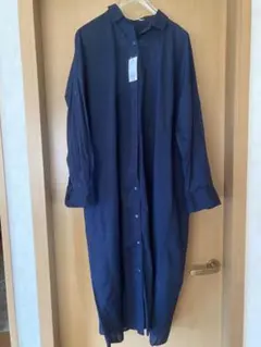 ★《新品》★ タグ付 AMERICAN HOLICネイビーワンピース(七分袖)