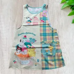 新品♪サンリオキャラクターズ　アイスクリーム　キッチン　エプロン