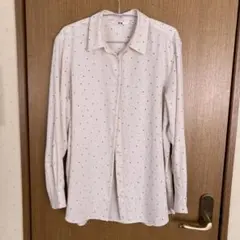 UNIQLO 小花柄 長袖シャツ ＸＬサイズ