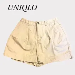 UNIQLO ベージュ　キュロット　ショートパンツM