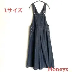 Honeys コルザ デニムジャンパースカートL