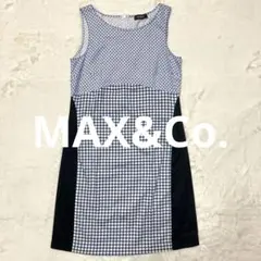 MAX&Co. 幾何学柄ノースリーブワンピース 38のサムネイル