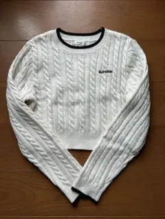 INGNI アイボリー ケーブルニット セーター M