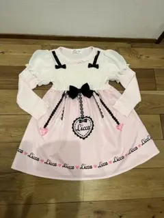 MAJOLICA マジョリカ　120㎝　Licca フリル付きピンクワンピース