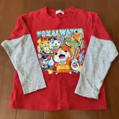 妖怪ウォッチ 長袖Tシャツ 130サイズ レッドのサムネイル