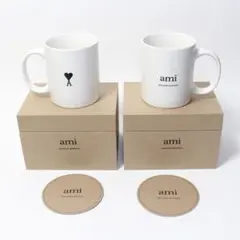 2個セット 限定品 新品未使用 Ami Paris マグカップ 箱付き アミパリ
