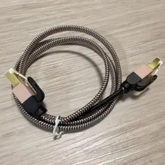 LANケーブル　CAT7 ピンク　1メートル