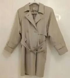 レディース トレンチコート ダブルボタン ミディアムコート
