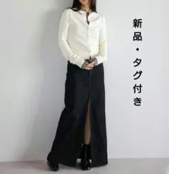 『新品・タグ付き』ENC フロントスリットデニムスカートのサムネイル