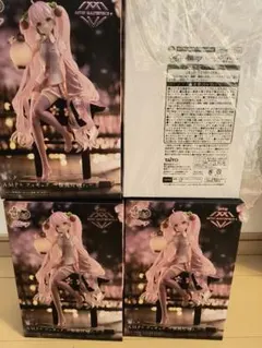 桜ミク AMP+ フィギュア 桜提灯ver. 4体セット タイクレ限定